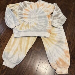 Molo - Kids Tie-Dye Sweatshirt and Joggers Set - size 104
